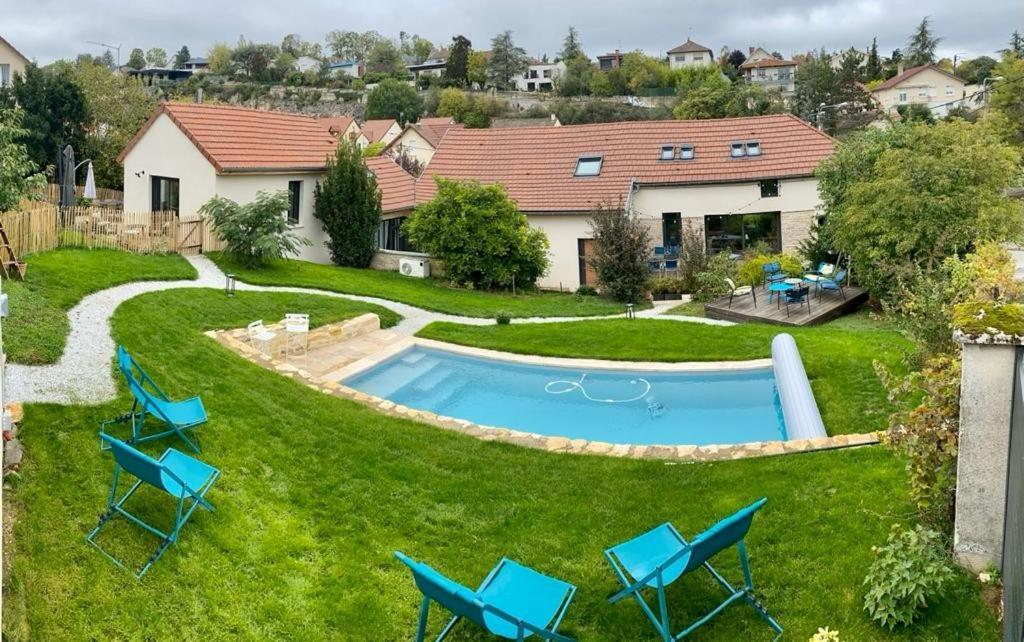 Proche Centre Ville, Gite 4 Etoiles Avec Piscine Dijon Exterior foto